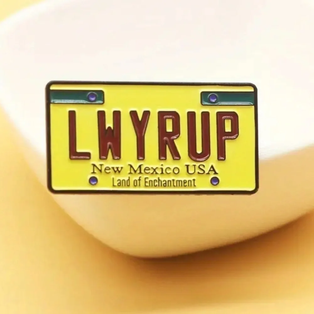 3/$25 “LWYRUP” New Mexico License Plate Pin Badge Brooch Flair Better Call Saul